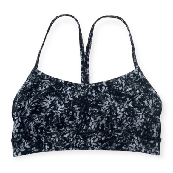 Lululemon Flow Y Nulu Bra Blossom Overlay Starlight Size 4 - Picture 1 of 5